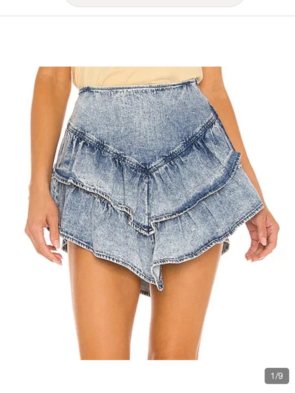 Mother The Ruffle Mini Skirt
Threading The Needle Size 23